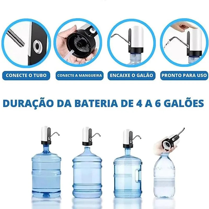 Bomba de água elétrica para galão de água