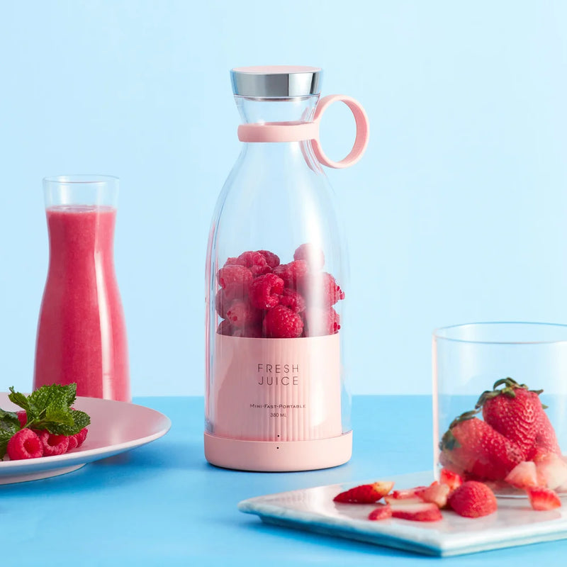 Liquidificador e Espremedor Elétrico de frutas portátil USB MINI. Capacidade de 350ml