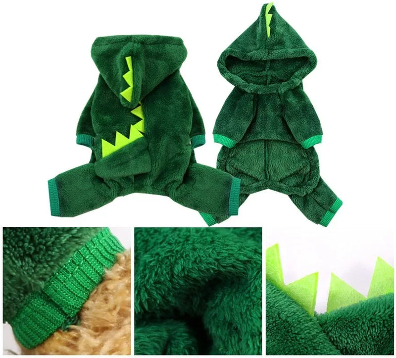 Roupa Dragão Verde para Gatos