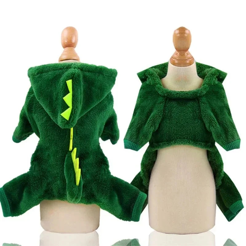 Roupa Dragão Verde para Gatos